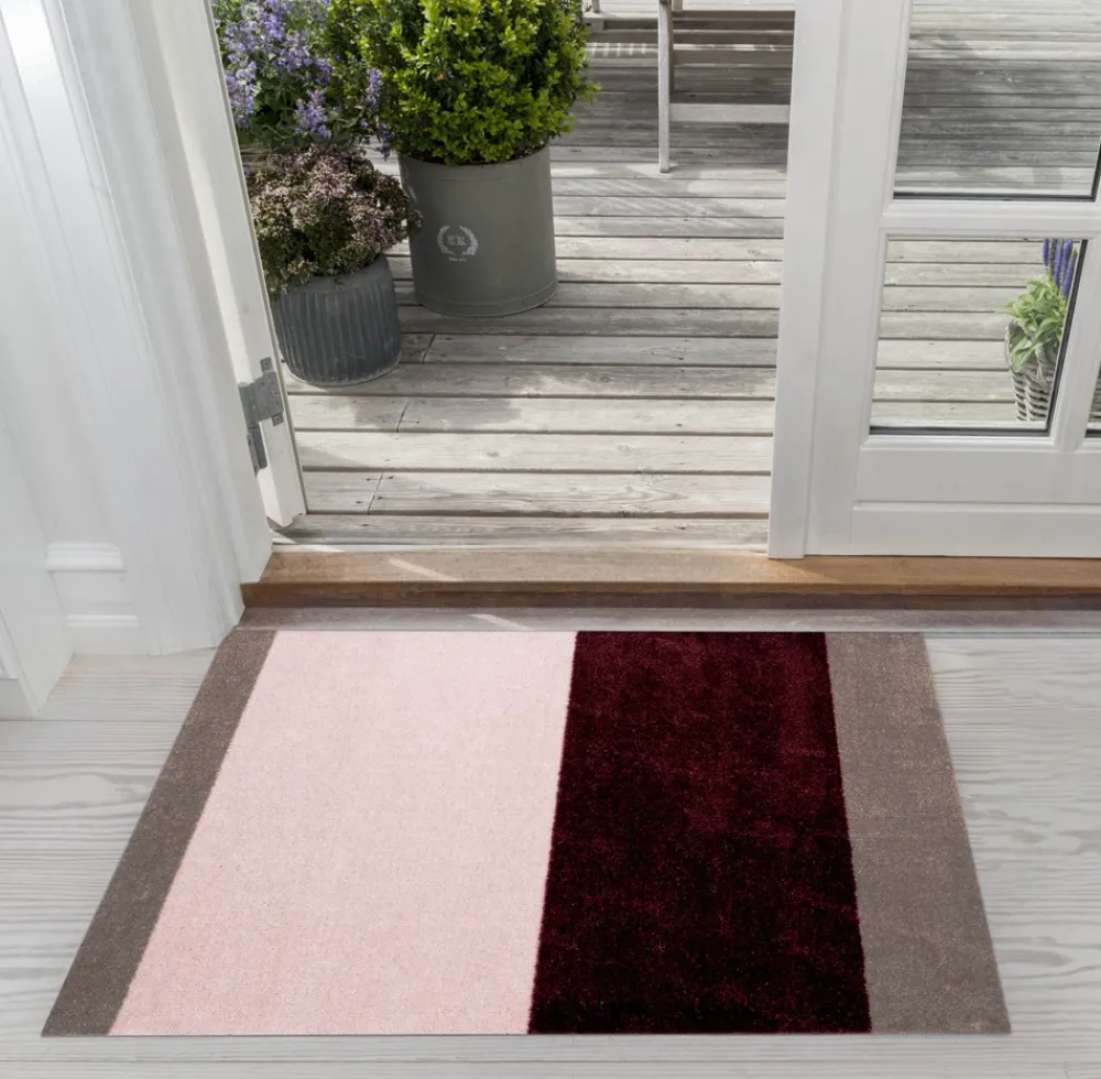 Hot Stripe Horisontal Gulvtæppe, , 60x90 cm Gulvtæpper|Dørmåtter