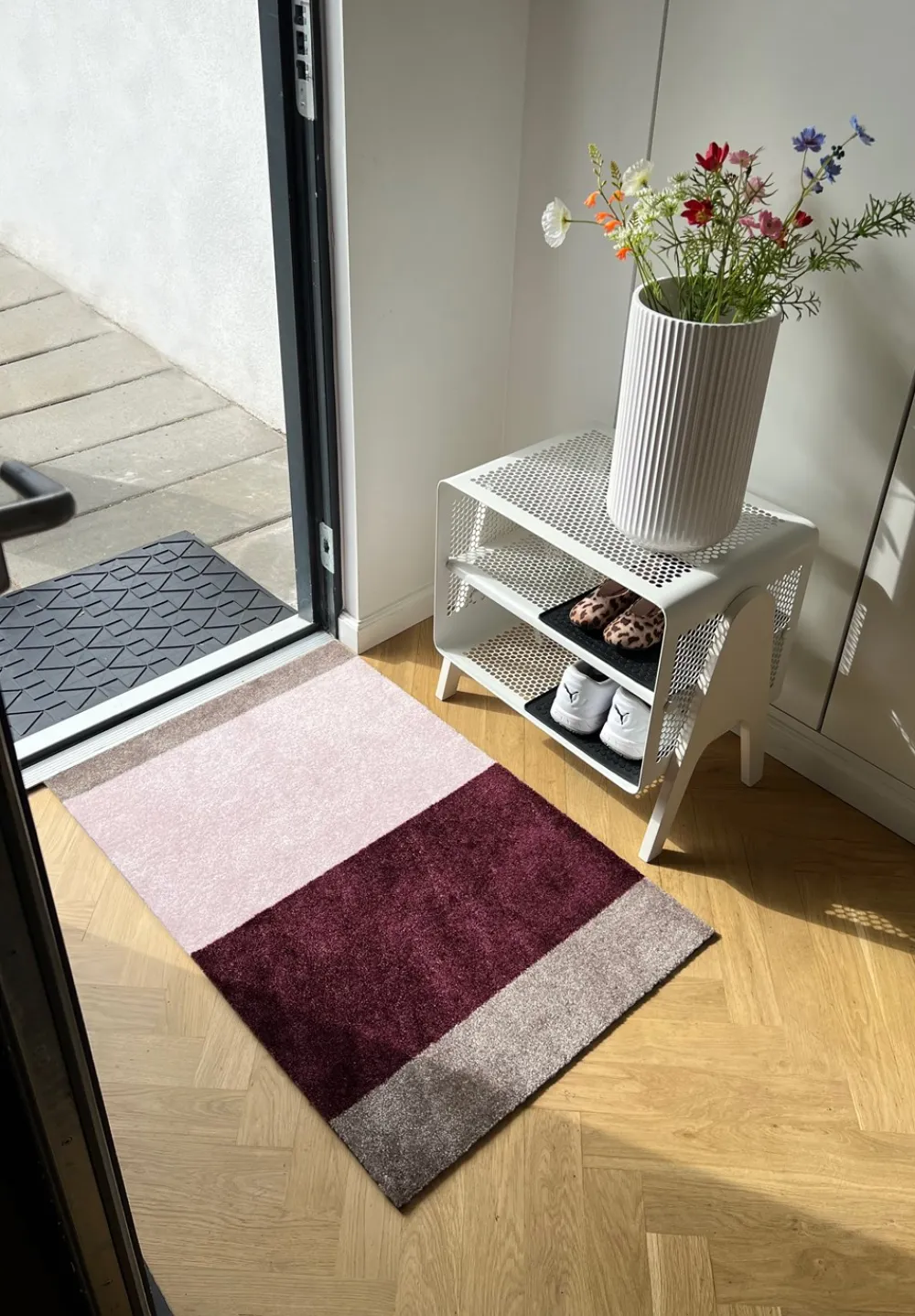 Hot Stripe Horisontal Gulvtæppe, , 60x90 cm Gulvtæpper|Dørmåtter