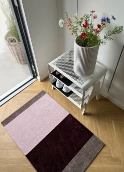 Hot Stripe Horisontal Gulvtæppe, , 60x90 cm Gulvtæpper|Dørmåtter