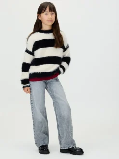 Sale Striped Striktrøje, , 152 cm Børn Strik & Sweatshirts