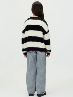 Sale Striped Striktrøje, , 152 cm Børn Strik & Sweatshirts