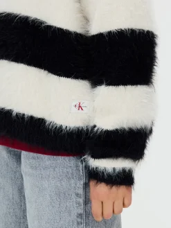 Sale Striped Striktrøje, , 152 cm Børn Strik & Sweatshirts