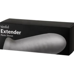 Sale Strækbar Penis Extender Sleeve Sexlegetøj
