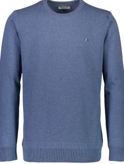 Discount Structured O-Neck Striktrøje, , 3XL Strik