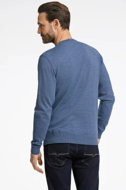 Discount Structured O-Neck Striktrøje, , 3XL Strik