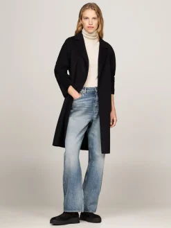 Tommy Hilfiger Suede Tonal Chunky Chelsea Ankelstøvler, , 41-Dame Støvler