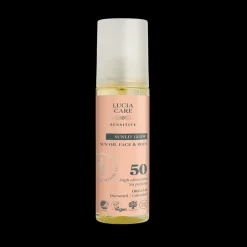 Lucia Care Sunlit Glow Sololie, , 145 ml- Solbeskyttelse