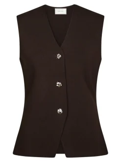 Sway Smooth Knit Vest, , 40 Dame Veste