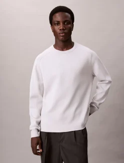 Calvin Klein Tech Knit Sweatshirt, , S- Sweatshirts & Trøjer