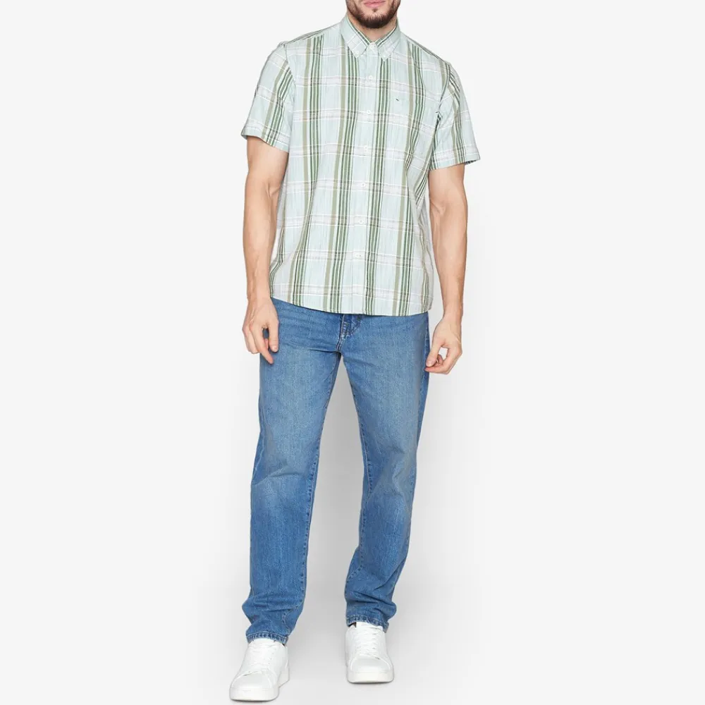 Signal Teis Check Slub Skjorte, , XL- Skjorter