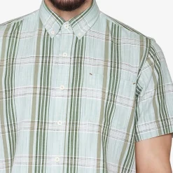 Signal Teis Check Slub Skjorte, , XL- Skjorter