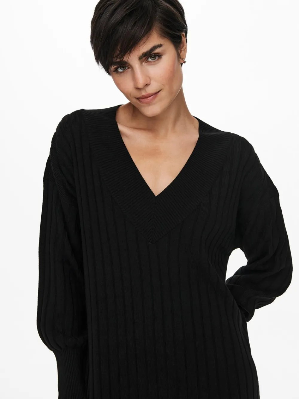 Online Tessa Midi Strikkjole, , S Dame Kjoler