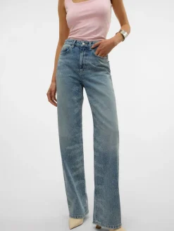New Tessa Wide Jeans, , W30/L32 Dame Jeans