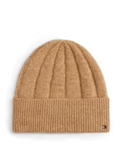 Tommy Hilfiger TH Flag Fluffy Beanie,-Dame Huer & Kasketter