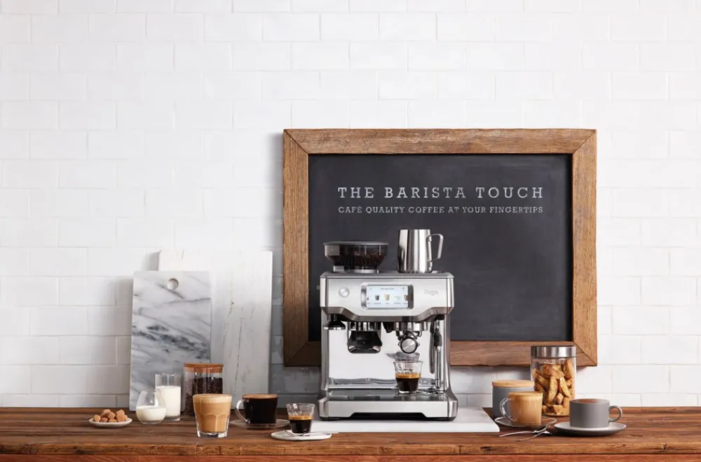 Sage The Barista Touch Espressomaskine, Børstet Stål- Køkkenmaskiner