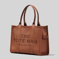 Outlet The Leather Large Tote Bag, Dame Shoppere