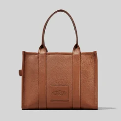 Outlet The Leather Large Tote Bag, Dame Shoppere