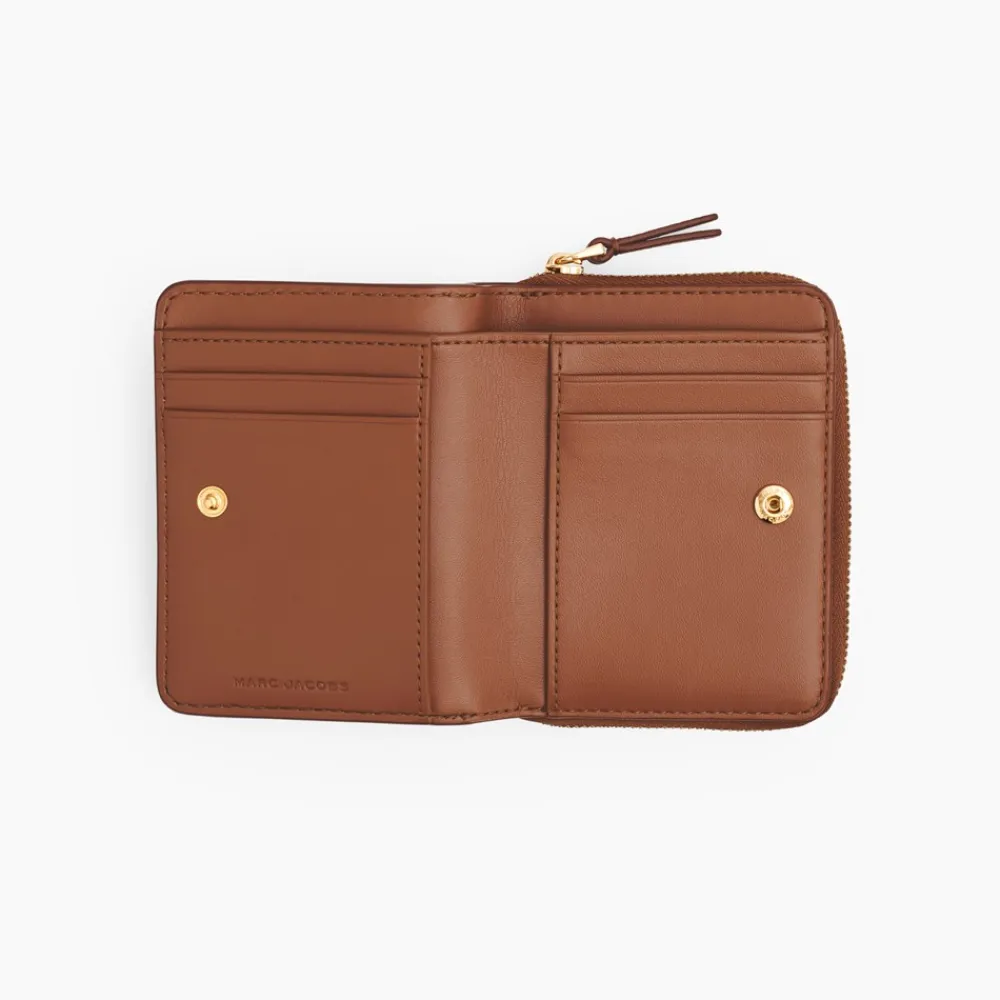 Best The Leather Mini Compact Pung, Dame Punge