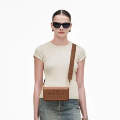 Marc Jacobs The Leather Mini Crossbody,-Dame Crossovers & Skuldertasker