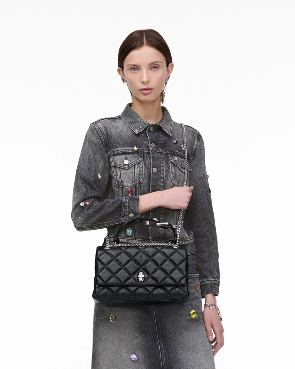 Clearance The Quilted Dual Convertible Skuldertaske, Dame Crossovers & Skuldertasker