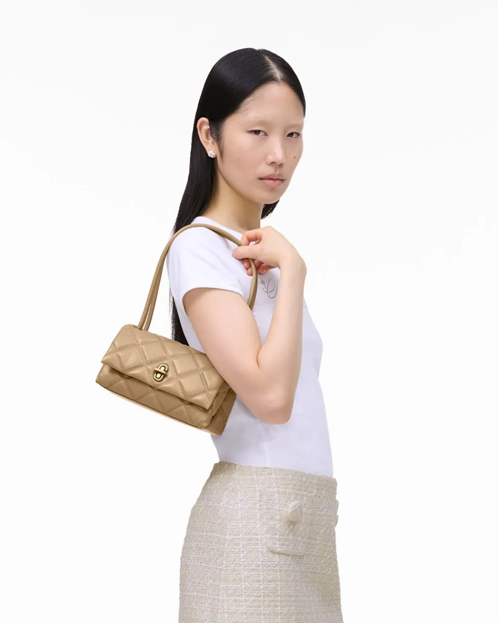 Marc Jacobs The Quilted Mini Dual Skuldertaske,-Dame Crossovers & Skuldertasker
