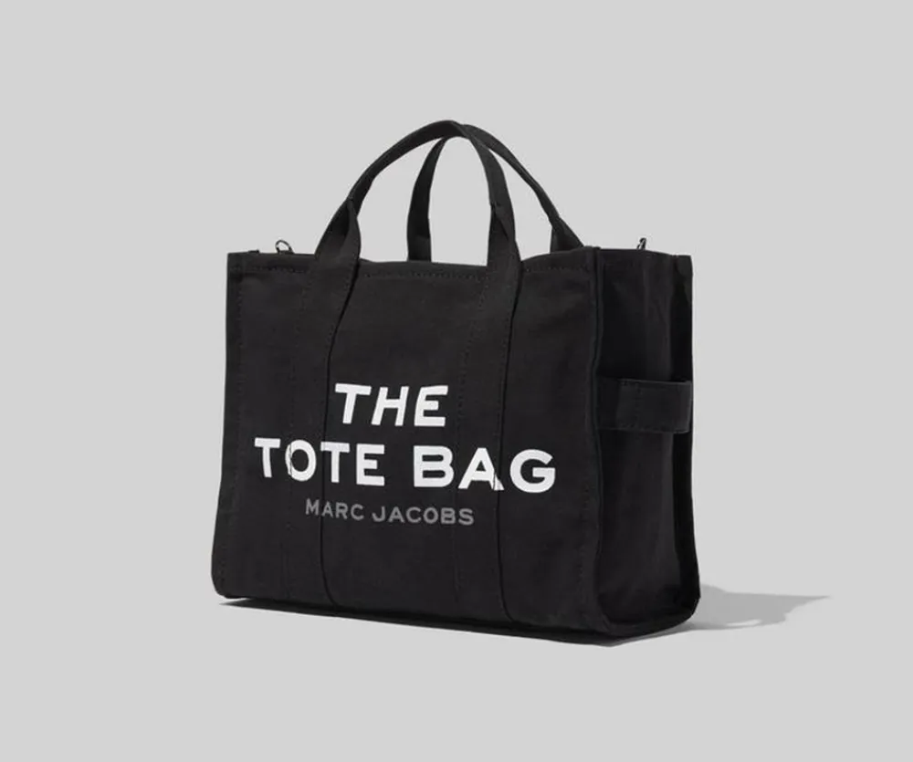 Marc Jacobs The Small Traveler Tote Shopper, Black-Dame Shoppere