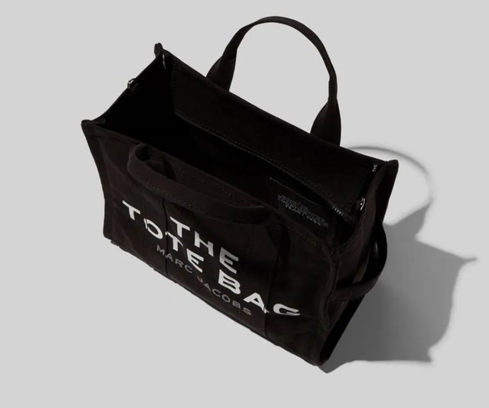 Marc Jacobs The Small Traveler Tote Shopper, Black-Dame Shoppere