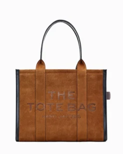 Hot The Suede Large Tote Bag, Dame Shoppere