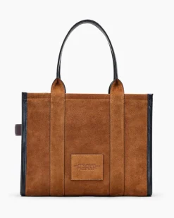 Hot The Suede Large Tote Bag, Dame Shoppere