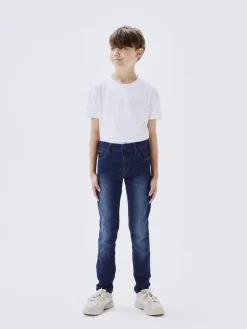 New Theo Slim Jeans, , 152 cm Børn Jeans