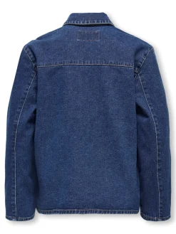 KIDS ONLY Thille Denim Jakke, , 164 cm-Børn Overtøj