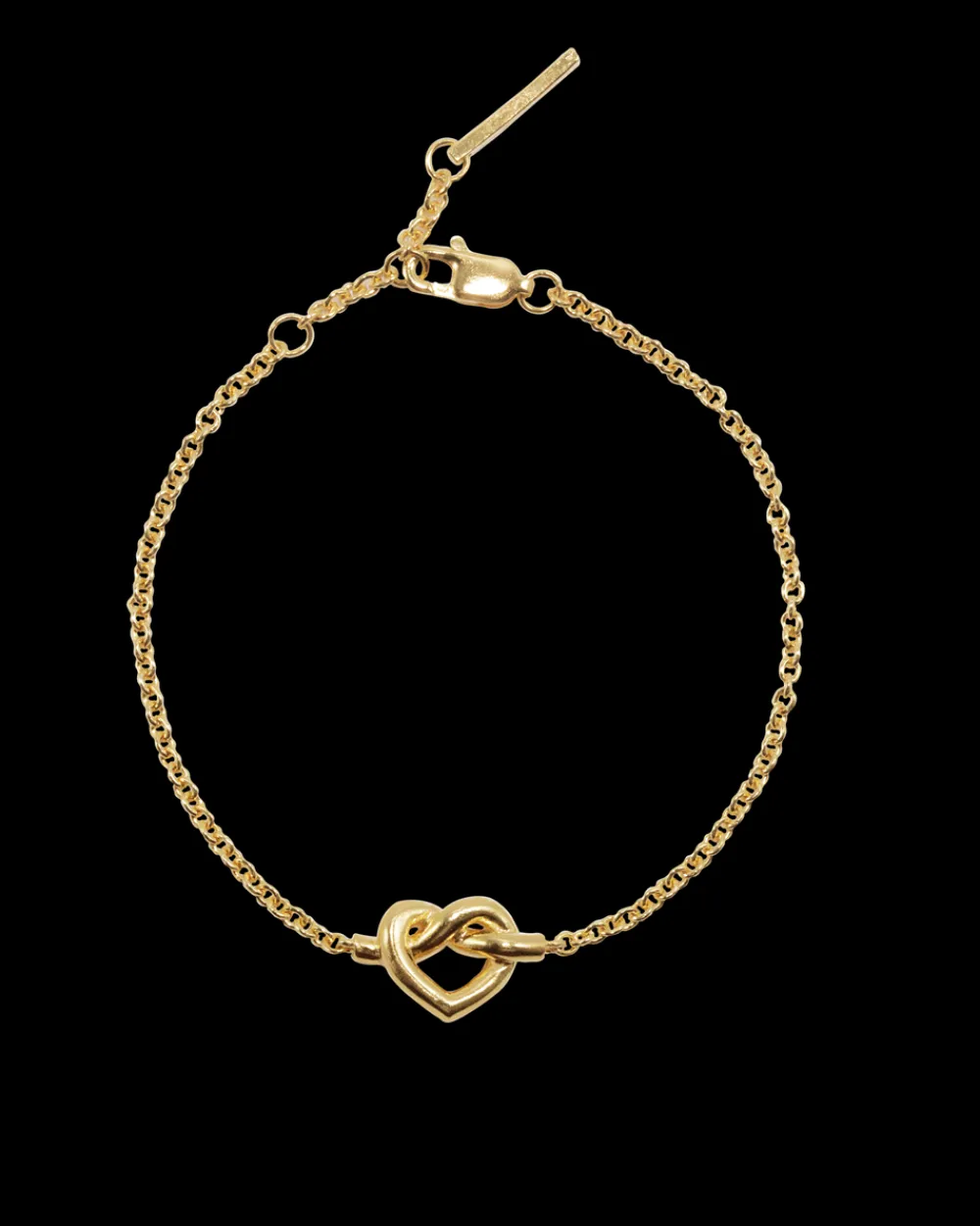 Discount Tied Heart Armbånd, , 16-18 cm Dame Armbånd