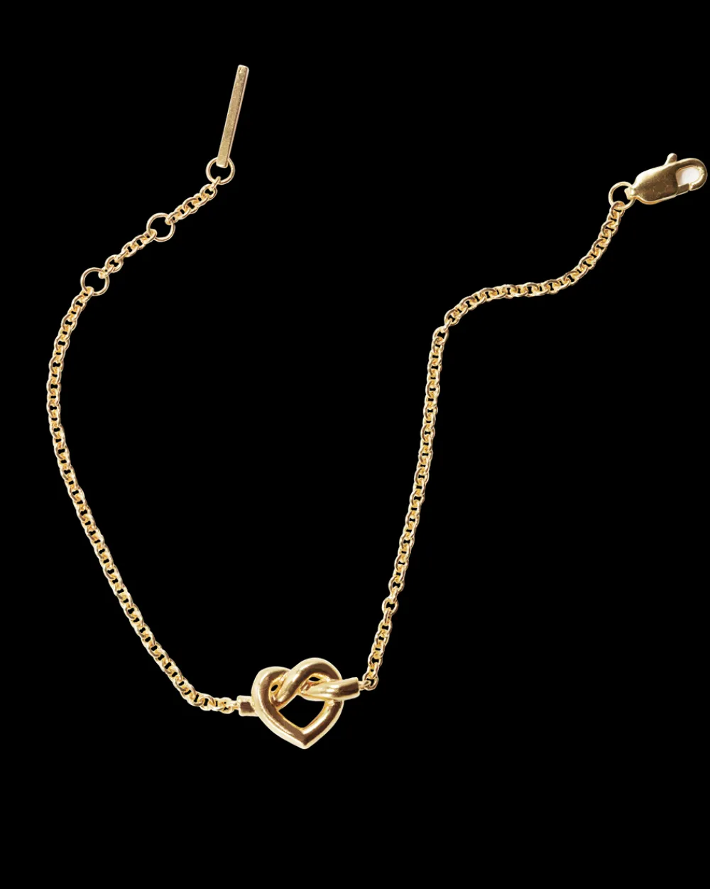 Discount Tied Heart Armbånd, , 16-18 cm Dame Armbånd