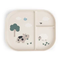 Clearance Tiny Farm Foodie Inddelt Tallerken, Børn Tallerkener|Børneservice