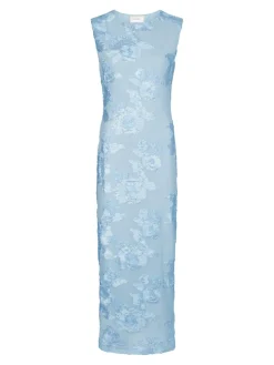 Neo Noir Tiranna Big Flower Mesh Kjole, , 40-Dame Kjoler