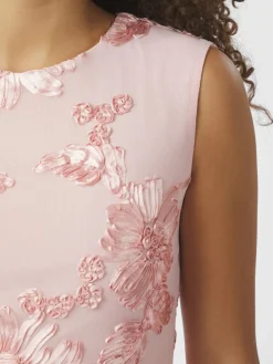 Outlet Tiranna Big Flower Mesh Kjole, , 40 Dame Kjoler