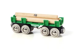 BRIO Togvogn Med Tømmer-Børn Tog, Biler & Skibe