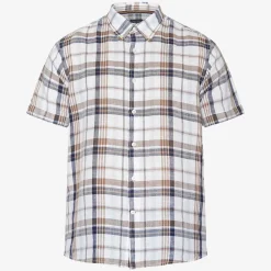 Sale Tom Linen Check Skjorte, , XXL Skjorter