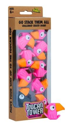 Toucan Tower Pink-Børn Spil & Puslespil