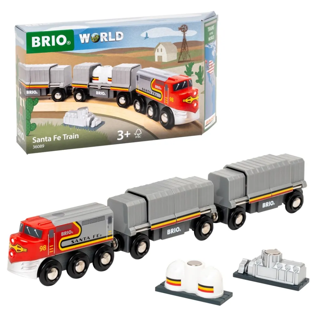 BRIO Trains Of The World - Santa Fe Tog-Børn Tog, Biler & Skibe