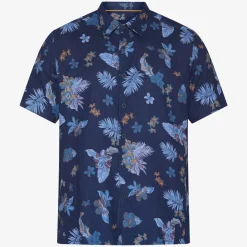 Best Tramp Hawaii Print Skjorte, , XL Skjorter