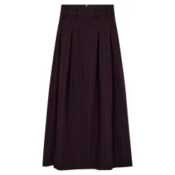 Best TrinnyCC Pleat Stripe Nederdel, , M Dame Nederdele