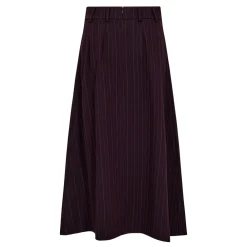 Best TrinnyCC Pleat Stripe Nederdel, , M Dame Nederdele