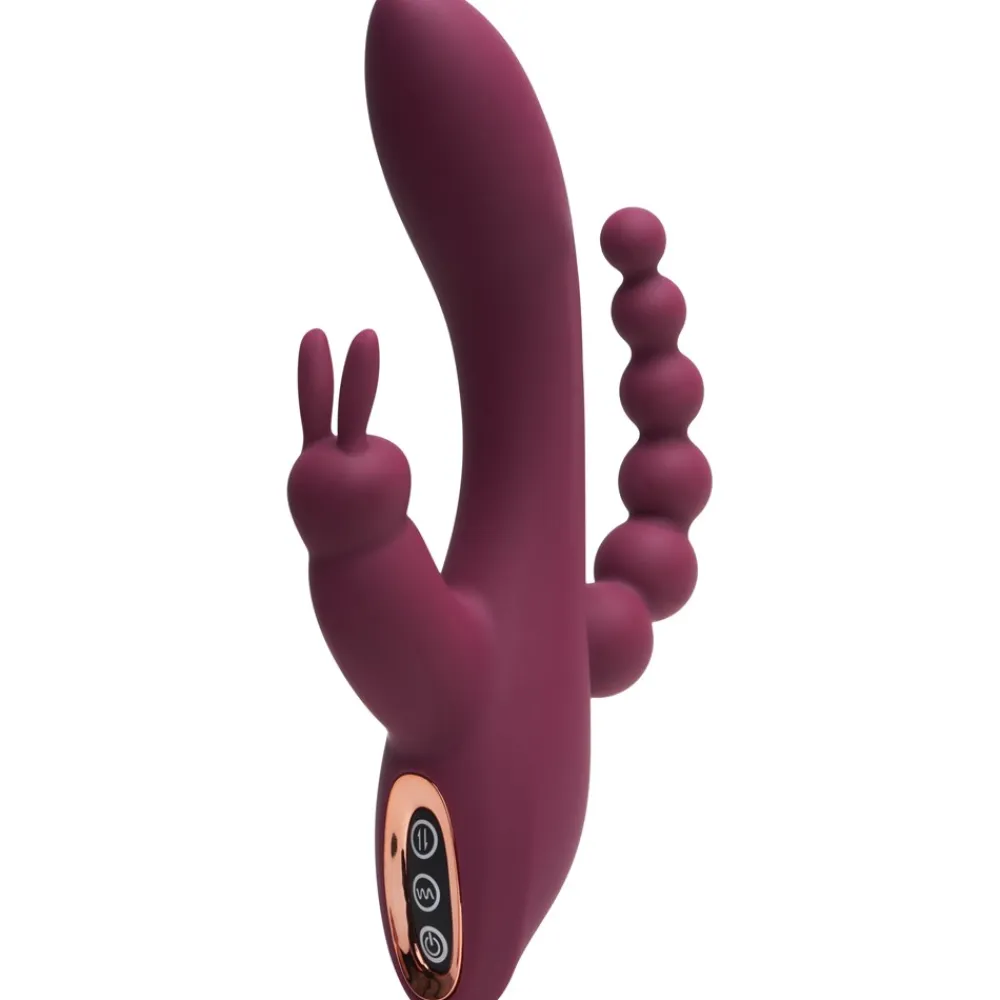 Sinful Triple Fun Rabbit Vibrator- Sexlegetøj