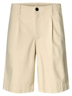 Annarr Trygve Selvedge Denim White Shorts, , XL- Shorts