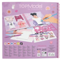 Topmodel T-Shirt Designbog-Børn Kreativ Leg