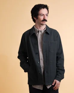 ELSK Twill Men's Overshirt, , XL- Overshirts