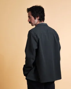 ELSK Twill Men's Overshirt, , XL- Overshirts