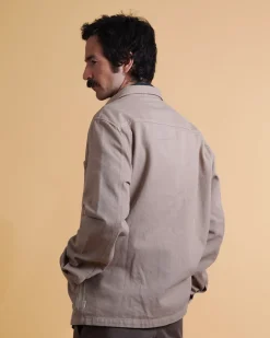 Twill Men's Overshirt, , S Overshirts