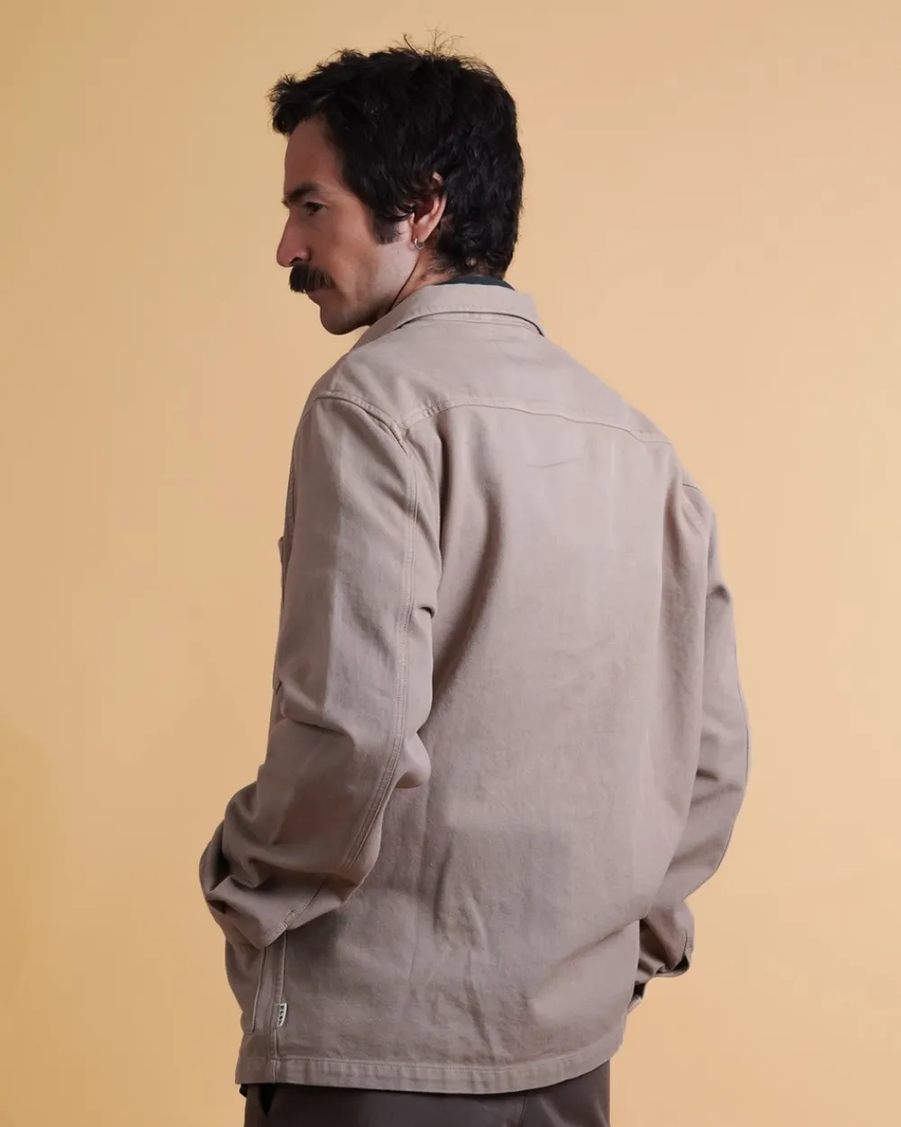 Twill Men's Overshirt, , S Overshirts